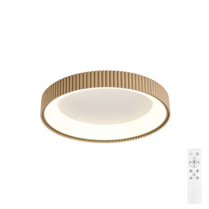 Brilagi - LED prigušiva stropna svetiljka FALCON MODERN LED/30W/230V 3000-6500K prečnik 40 cm bež + daljinski upravljač