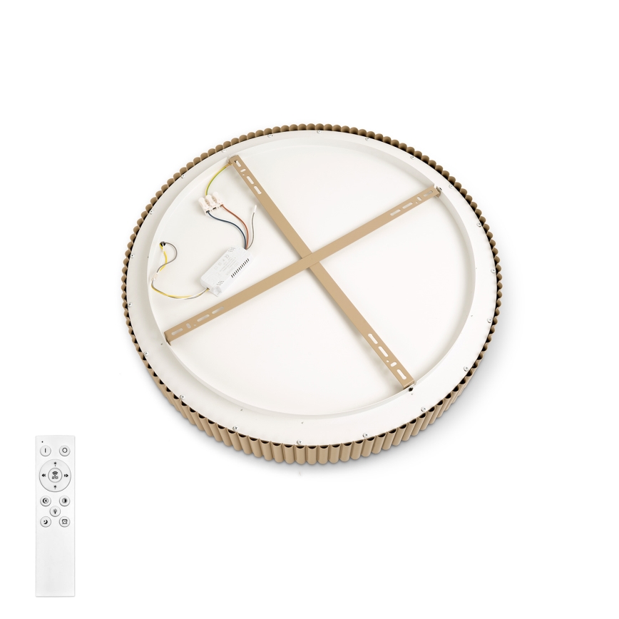Brilagi - LED prigušiva stropna svetiljka FALCON MODERN LED/30W/230V 3000-6500K prečnik 40 cm bež + daljinski upravljač