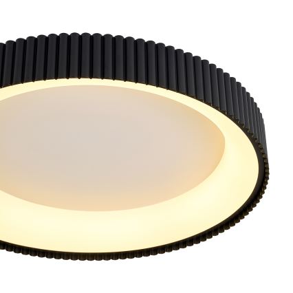 Brilagi - LED prigušiva stropna svetiljka FALCON MODERN LED/54W/230V 3000-6500K pr. 60 cm crna + daljinski upravljač