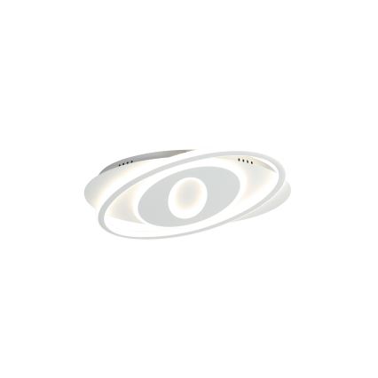 Brilagi - LED prigušiva plafonska svetiljka IRIS LED/78W/230V 3000-6000K 37x49 cm bela + daljinski upravljač