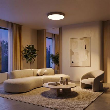 Brilagi - LED prigušiva stropna svetiljka POOL LED/36W/230V 3000-6000K prečnik 30 cm bež + daljinski upravljač