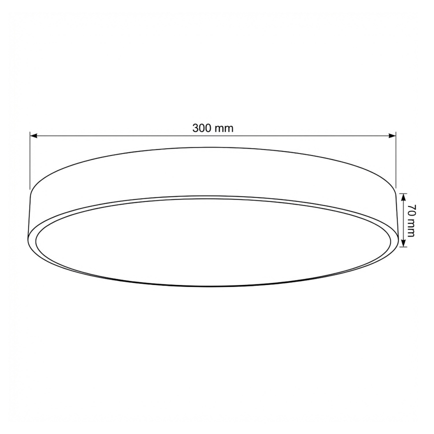 Brilagi - LED prigušiva stropna svetiljka POOL LED/36W/230V 3000-6000K prečnik 30 cm bež + daljinski upravljač