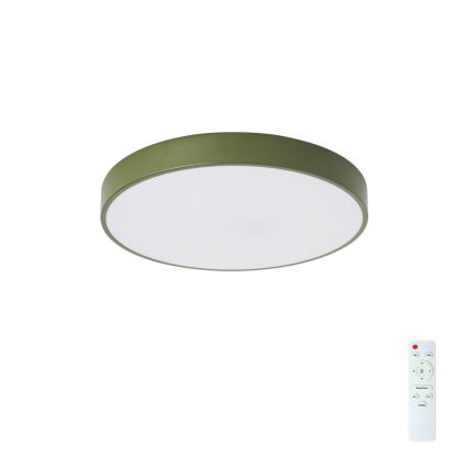 Brilagi - LED prigušiva stropna svetiljka POOL LED/48W/230V 3000-6000K prečnik 40 cm zelena + daljinski upravljač