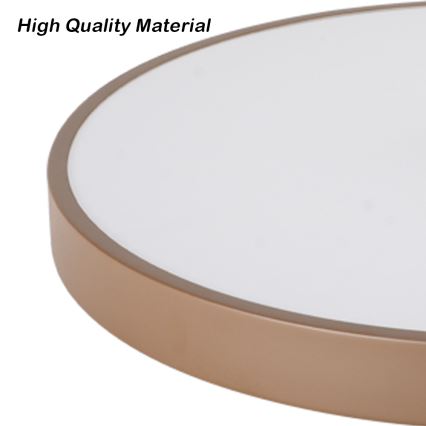 Brilagi - LED prigušiva plafonska svetiljka POOL LED/60W/230V 3000-6000K prečnik 50 cm braon + daljinski upravljač