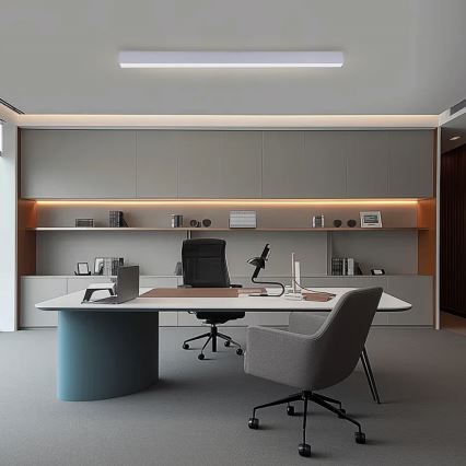Brilagi - LED prigušiva plafonska lampa SLEEKLINE SMART LED/40W/230V 3000-6000K Wi-Fi Tuya srebrna + daljinski upravljač