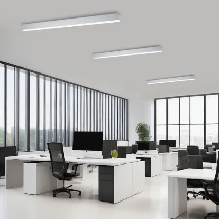 Brilagi - LED prigušiva plafonska lampa SLEEKLINE SMART LED/40W/230V 3000-6000K Wi-Fi Tuya srebrna + daljinski upravljač