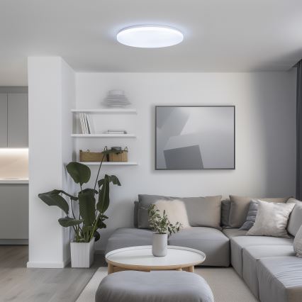 Brilagi - LED prigušiva stropna svetiljka SMART LED/36W/230V prečnika 48 cm 3000-6000K Wi-Fi Tuya Beacon + daljinski upravljač