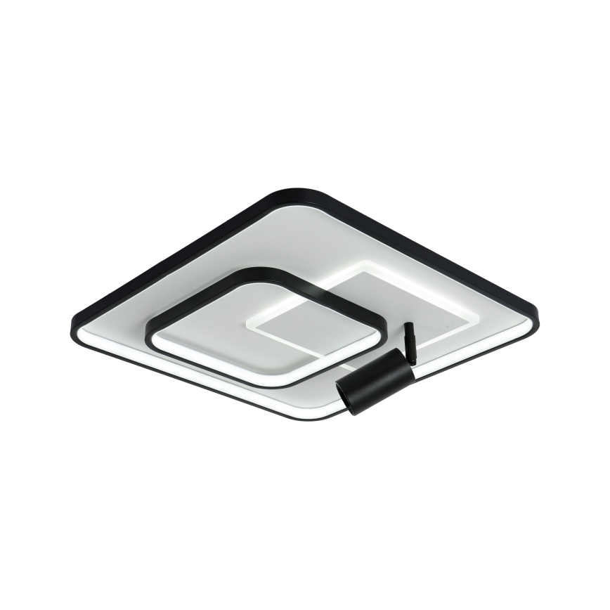 Brilagi - LED prigušiva stropna svetiljka UNITY LED/75W/230V + 1xGU10/3W 3000-6000K 50x50 cm bela/crna + daljinski upravljač