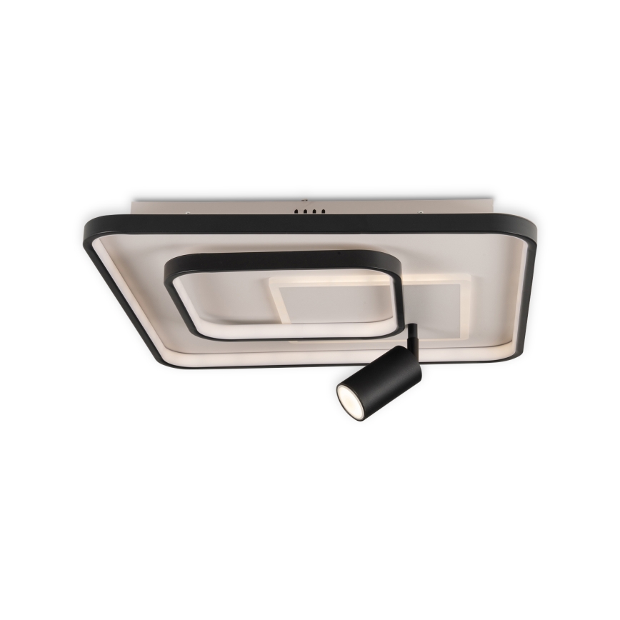 BRILAGI - LED prigušiva stropna svetiljka UNITY LED/75W/230V + 1xGU10/3W 3000-6000K 50x50 cm bela/crna + daljinski upravljač