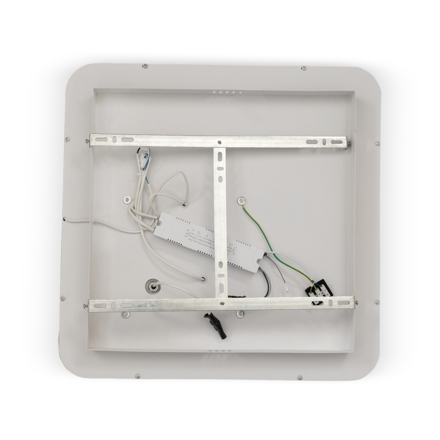 BRILAGI - LED prigušiva stropna svetiljka UNITY LED/75W/230V + 1xGU10/3W 3000-6000K 50x50 cm bela/crna + daljinski upravljač