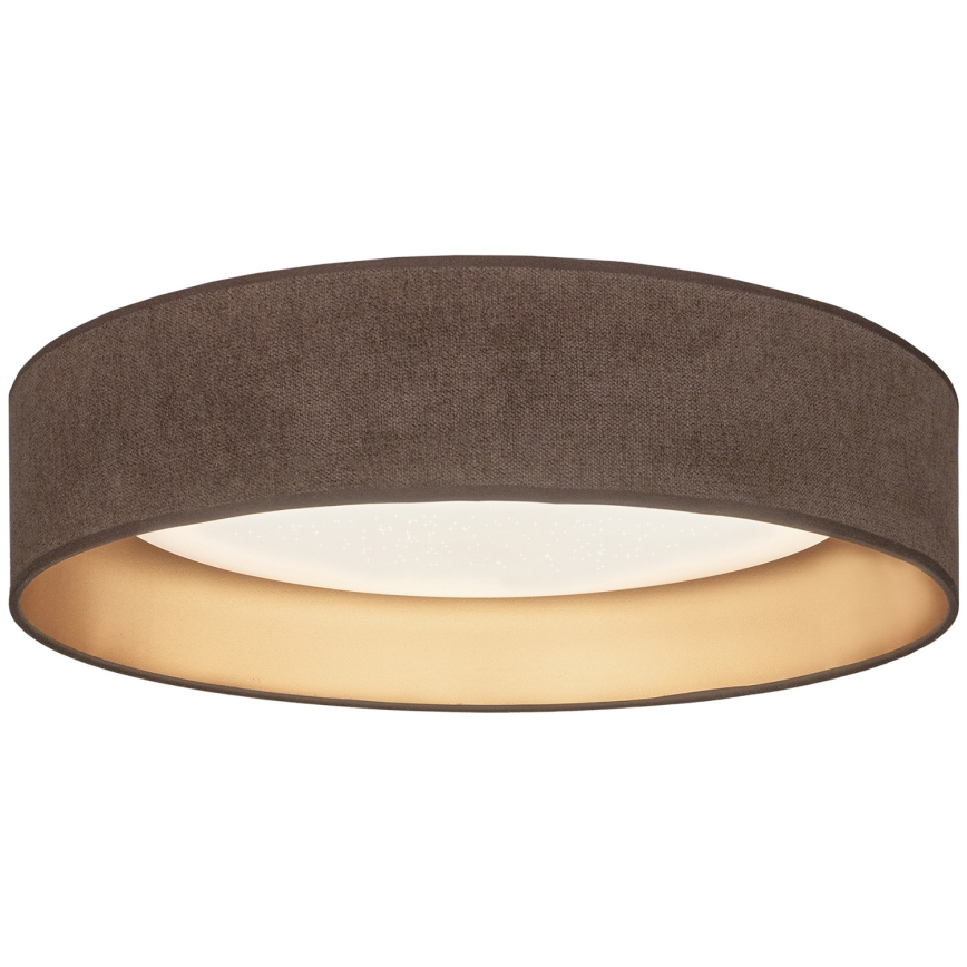 BRILAGI - LED prigušiva stropna svetiljka VELVET SMARTIX STARS LED/24W/230V 3000-6000K prečnik 45 cm braon/zlatna Wi-Fi Tuya Beacon + daljinski upravljač