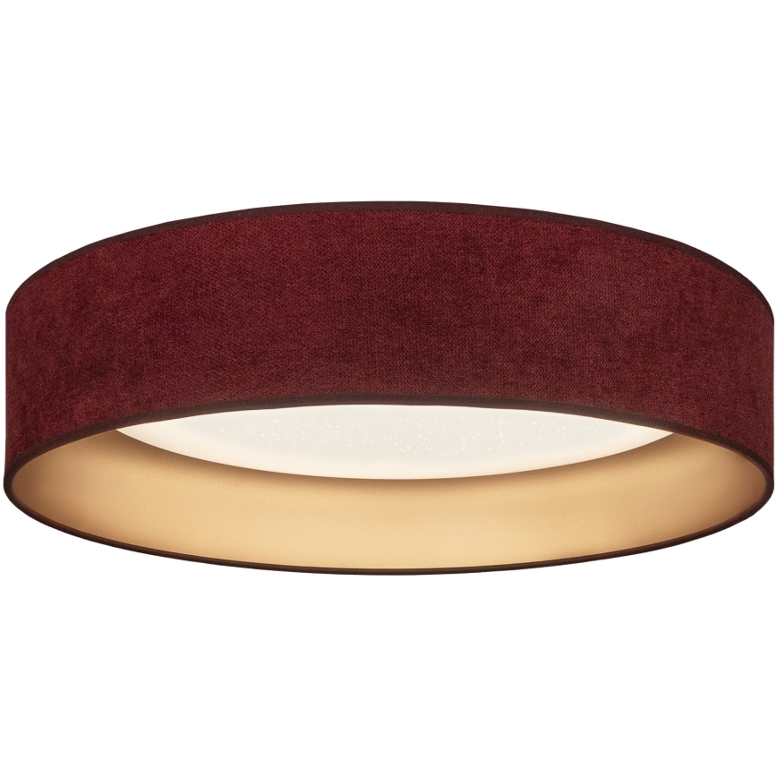 BRILAGI - LED prigušiva plafonska svetiljka VELVET SMARTIX STARS LED/36W/230V 3000-6000K Ø 55 cm bordo/zlatna Wi-Fi Tuya Beacon + daljinski upravljač