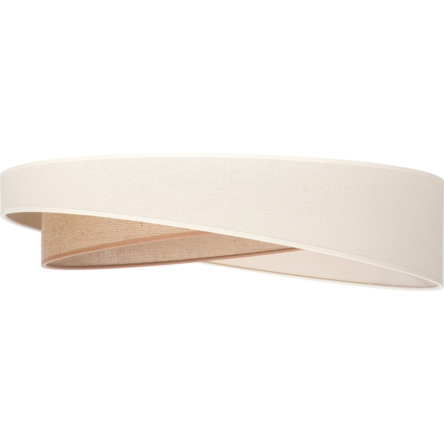 BRILAGI - LED prigušiva plafonska svetiljka VELVET TWIST LED/36W/230V 3000-6000K Ø 65 cm Wi-Fi Tuya Beacon krem/bež + daljinski upravljač