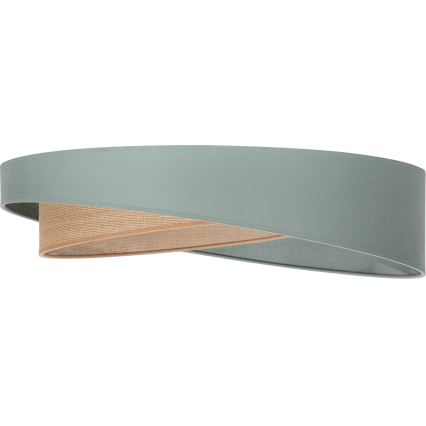 BRILAGI - LED prigušiva stropna svetiljka VELVET TWIST LED/36W/230V 3000-6000K pr. 65 cm Wi-Fi Tuya Beacon zelena/bež + daljinski upravljač