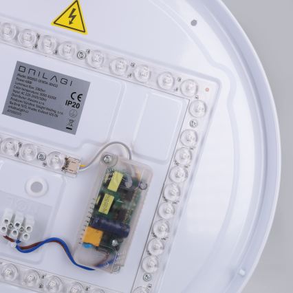 Brilagi - LED prigušiva plafonska svetiljka ALVA LED/48W/230V 3000-6500K prečnik 51 cm bela + daljinski upravljač