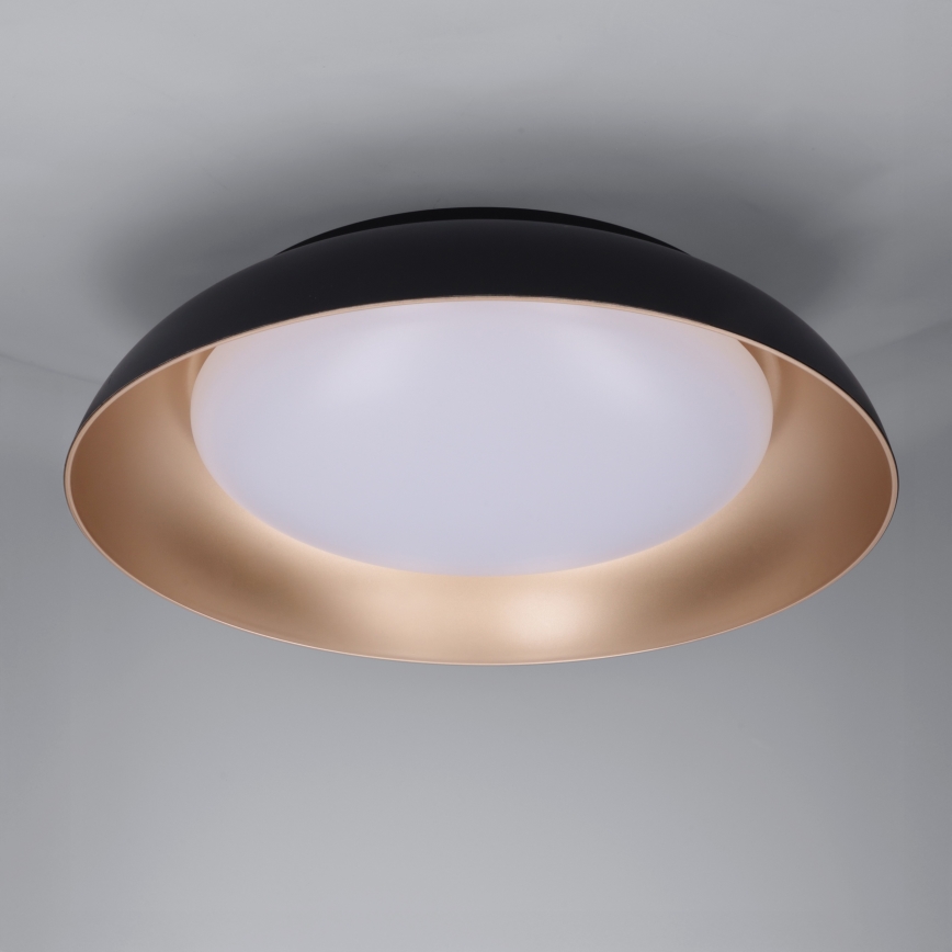 Brilagi - LED prigušiva stropna svetiljka ALVA LED/48W/230V 3000-6500K Ø 51 cm crna + daljinski upravljač