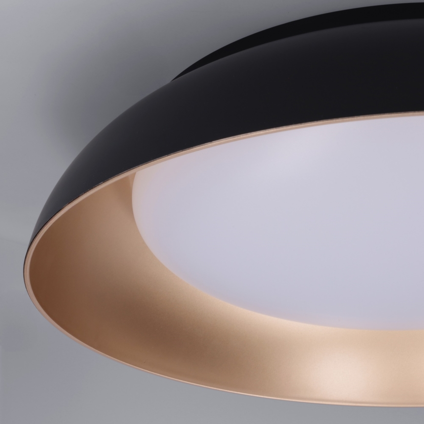 Brilagi - LED prigušiva stropna svetiljka ALVA LED/48W/230V 3000-6500K Ø 51 cm crna + daljinski upravljač
