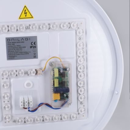 Brilagi - LED prigušiva stropna svetiljka ALVA LED/48W/230V 3000-6500K Ø 51 cm crna + daljinski upravljač