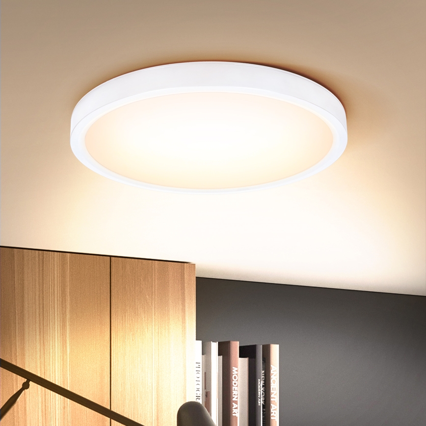 Brilagi - LED prigušiva plafonska svetiljka ESTELA LED/36W/230V 3000-6500K prečnik 30 cm bela + daljinski upravljač