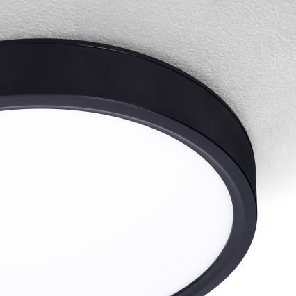 Brilagi - LED prigušiva plafonska svetiljka ESTELA LED/36W/230V 3000-6500K prečnik 30 cm crna + daljinski upravljač