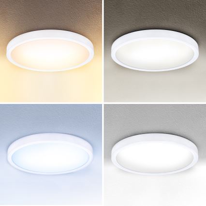 Brilagi - LED prigušiva stropna svetiljka ESTELA LED/48W/230V 3000-6500K prečnik 40 cm bela + sa daljinskim upravljačem