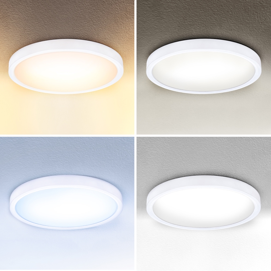 Brilagi - LED prigušiva stropna svetiljka ESTELA LED/48W/230V 3000-6500K prečnik 40 cm bela + sa daljinskim upravljačem
