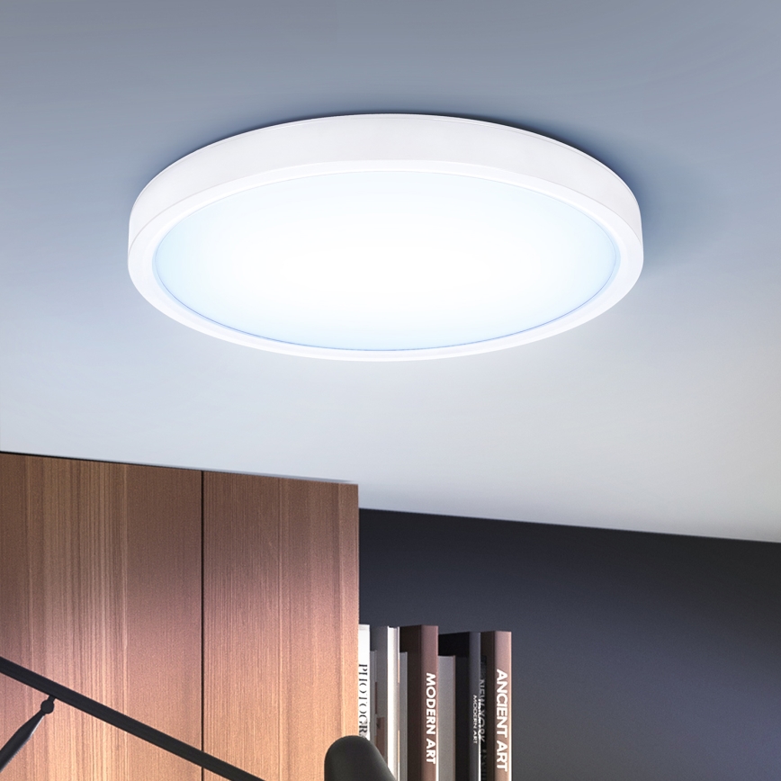 Brilagi - LED prigušiva stropna svetiljka ESTELA LED/48W/230V 3000-6500K prečnik 40 cm bela + sa daljinskim upravljačem