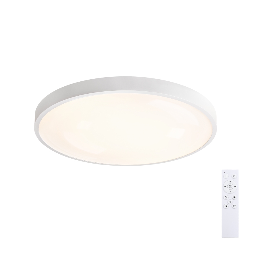 Brilagi - LED stropno svetlo GLASS POOL DOUBLE, prigušiva, LED/60W/230V 3000-6000K 50 cm belo + daljinski upravljač
