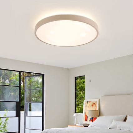 Brilagi - LED stropno svetlo prigušiva GLASS POOL DOUBLE LED/60W/230V 3000-6000K 50 cm bež + daljinski upravljač