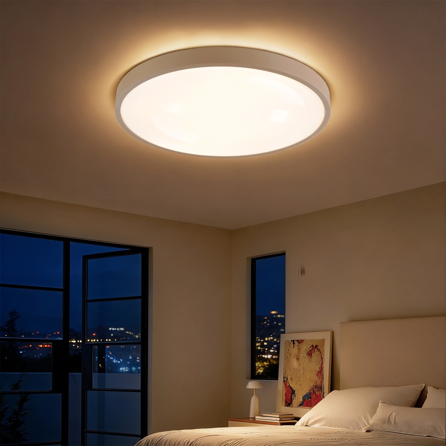 Brilagi - LED stropno svetlo prigušiva GLASS POOL DOUBLE LED/60W/230V 3000-6000K 50 cm bež + daljinski upravljač