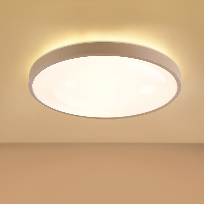 Brilagi - LED stropno svetlo prigušiva GLASS POOL DOUBLE LED/60W/230V 3000-6000K 50 cm bež + daljinski upravljač