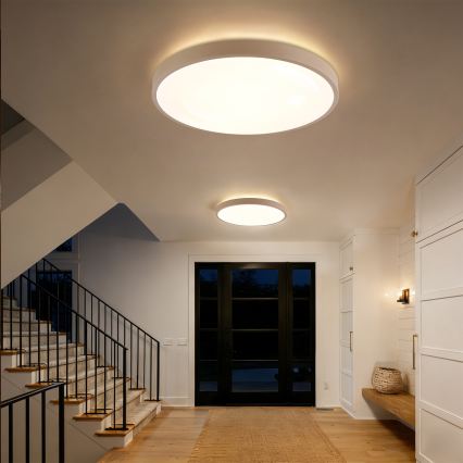 Brilagi - LED prigušiva plafonska lampa GLASS POOL DOUBLE LED/80W/230V 3000-6000K 60 cm bež + daljinski upravljač