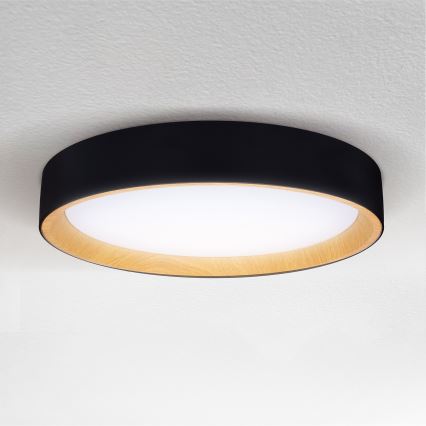 Brilagi - plafonska LED prigušiva svetiljka LARIOS LED/48W/230V 3000-6500K prečnik 39 cm crna + daljinski upravljač