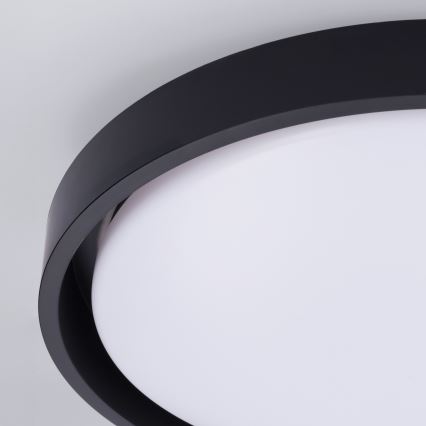 Brilagi - LED prigušiva plafonska svetiljka MATTEO LED/48W/230V 3000-6500K prečnika 41 cm crna + daljinski upravljač