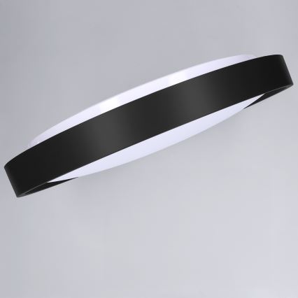 Brilagi - LED prigušiva plafonska svetiljka MATTEO LED/48W/230V 3000-6500K prečnika 41 cm crna + daljinski upravljač