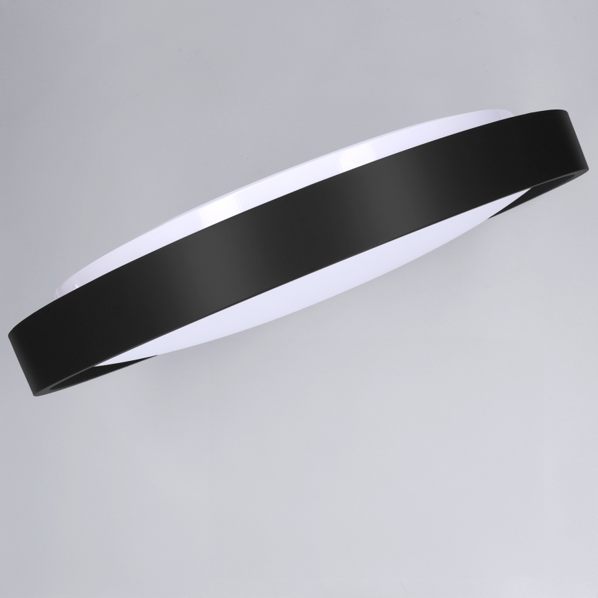 Brilagi - LED prigušiva plafonska svetiljka MATTEO LED/48W/230V 3000-6500K prečnika 41 cm crna + daljinski upravljač