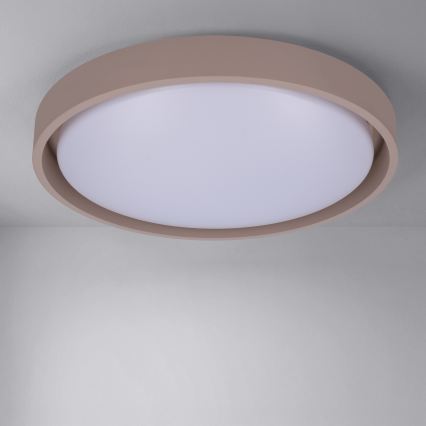 Brilagi - LED prigušiva stropna svetiljka MATTEO LED/48W/230V 3000-6500K Ø 41 cm taupe + daljinski upravljač