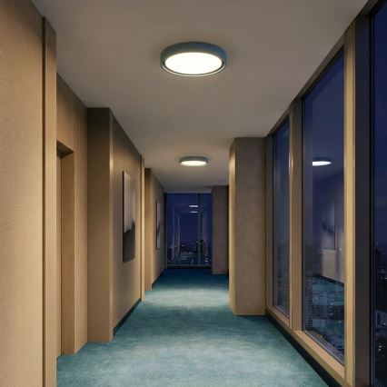 Brilagi - prigušiva LED plafonska svetiljka MATTEO LED/48W/230V 3000-6500K prečnik 41 cm tirkizna + daljinski upravljač