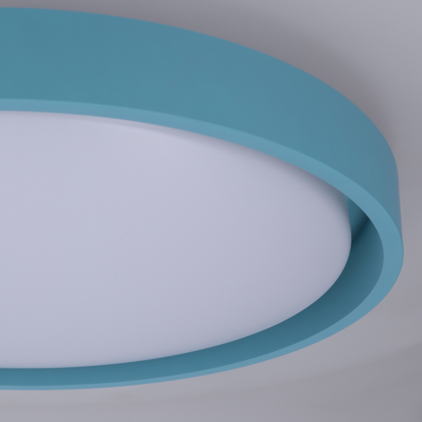 Brilagi - prigušiva LED plafonska svetiljka MATTEO LED/48W/230V 3000-6500K prečnik 41 cm tirkizna + daljinski upravljač