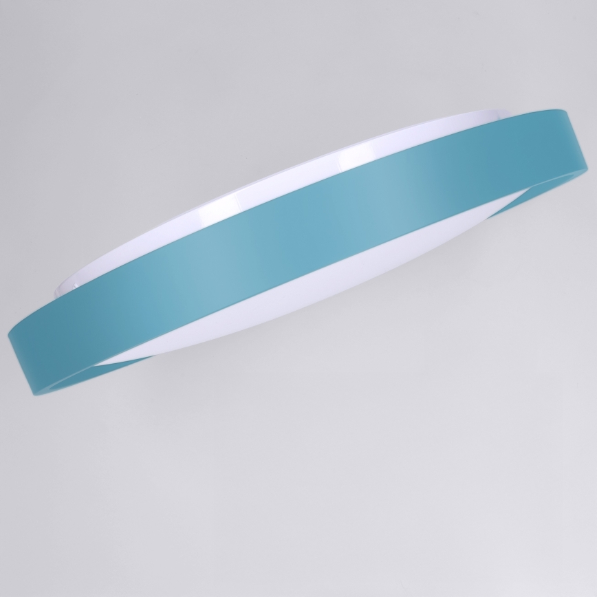 Brilagi - prigušiva LED plafonska svetiljka MATTEO LED/48W/230V 3000-6500K prečnik 41 cm tirkizna + daljinski upravljač
