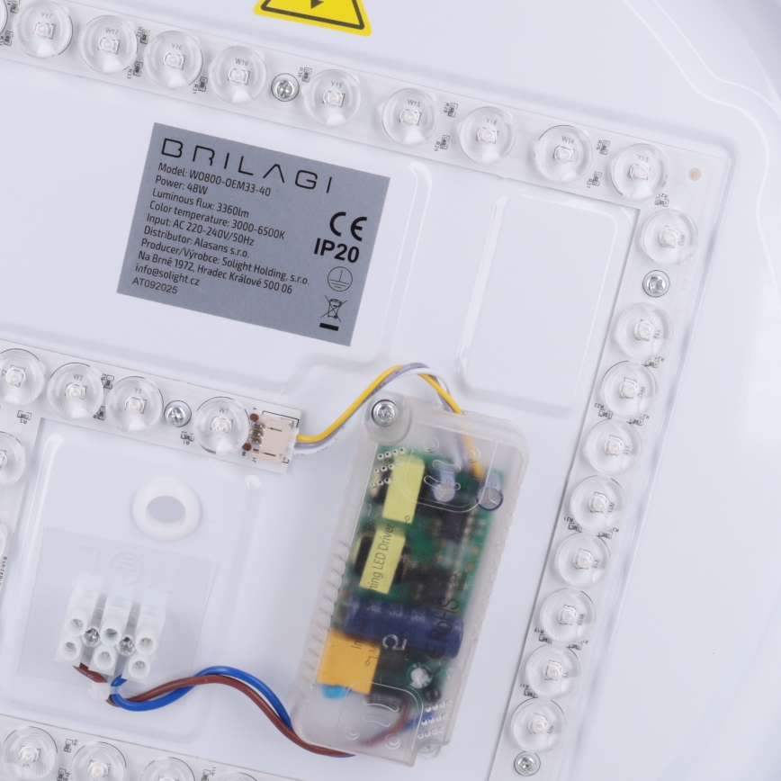 Brilagi - prigušiva LED plafonska svetiljka MATTEO LED/48W/230V 3000-6500K prečnik 41 cm tirkizna + daljinski upravljač