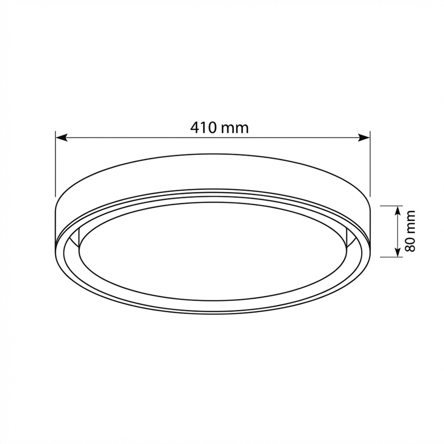 Brilagi - LED prigušiva stropno svetlo MATTEO LED/48W/230V 3000-6500K prečnika 41 cm zelena + daljinski upravljač