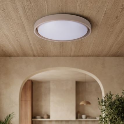 Brilagi - LED prigušiva plafonska svetiljka MATTEO LED/60W/230V 3000-6500K prečnik 51,5 cm taupe + sa daljinskim upravljačem
