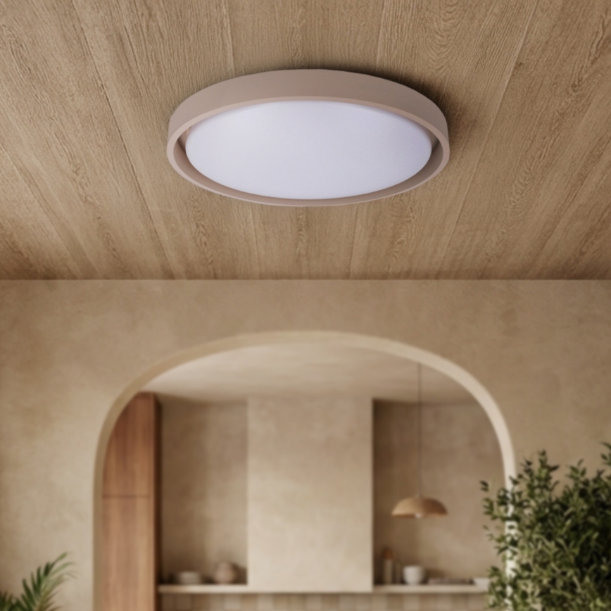 Brilagi - LED prigušiva plafonska svetiljka MATTEO LED/60W/230V 3000-6500K prečnik 51,5 cm taupe + sa daljinskim upravljačem