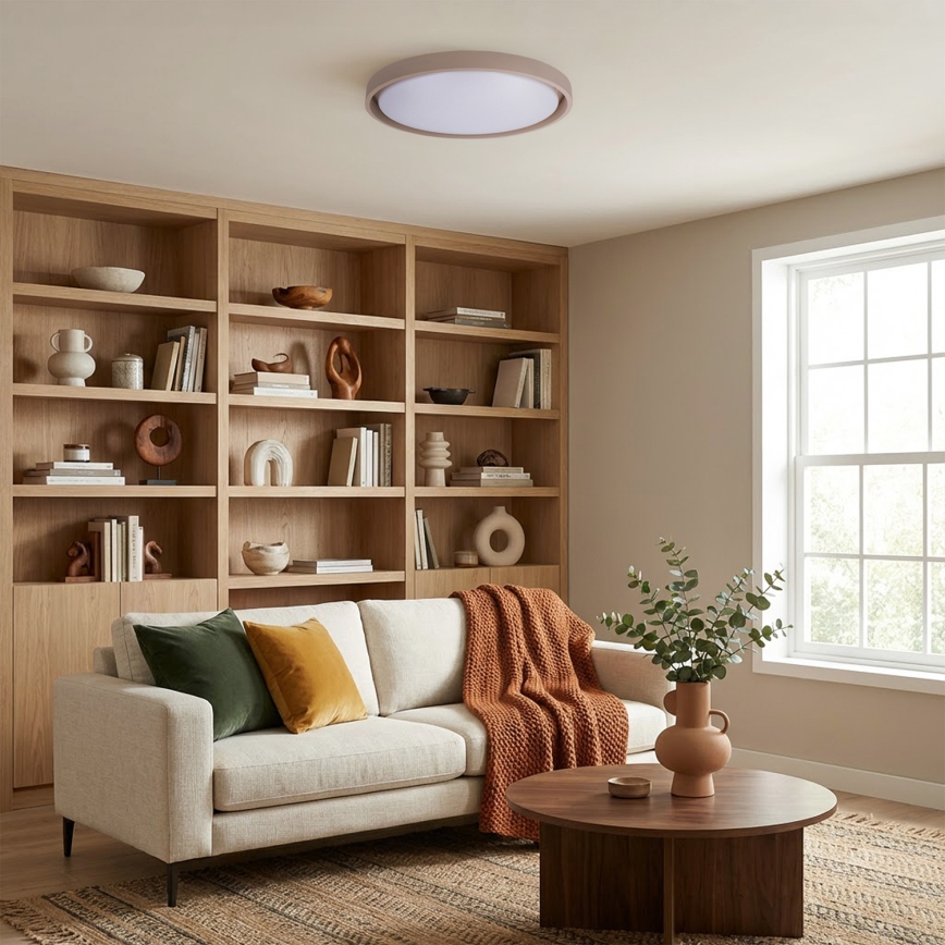 Brilagi - LED prigušiva plafonska svetiljka MATTEO LED/60W/230V 3000-6500K prečnik 51,5 cm taupe + sa daljinskim upravljačem