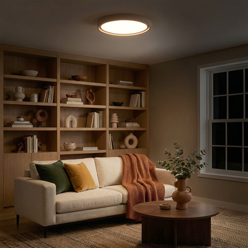 Brilagi - LED prigušiva plafonska svetiljka MATTEO LED/60W/230V 3000-6500K prečnik 51,5 cm taupe + sa daljinskim upravljačem