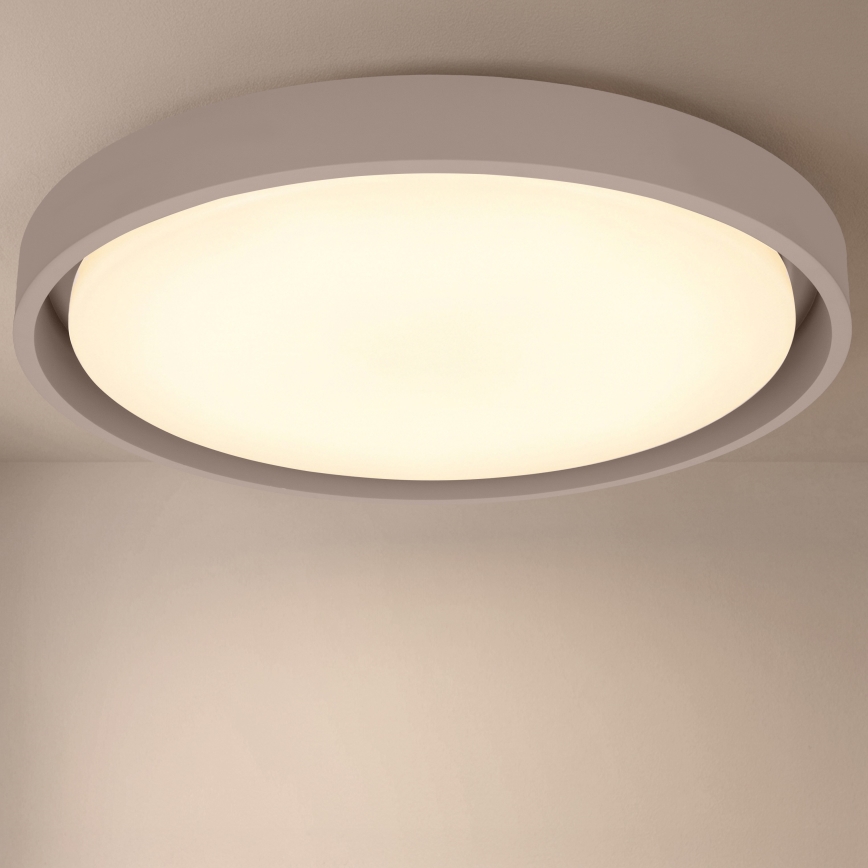 Brilagi - LED prigušiva plafonska svetiljka MATTEO LED/60W/230V 3000-6500K prečnik 51,5 cm taupe + sa daljinskim upravljačem