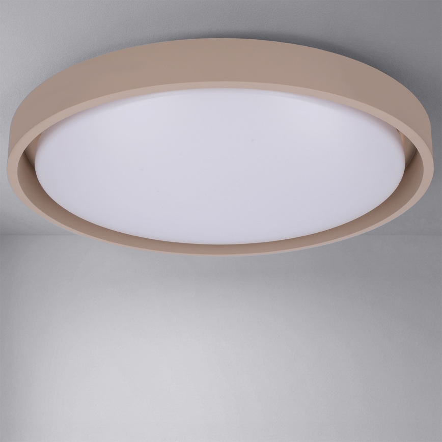 Brilagi - LED prigušiva plafonska svetiljka MATTEO LED/60W/230V 3000-6500K prečnik 51,5 cm taupe + sa daljinskim upravljačem