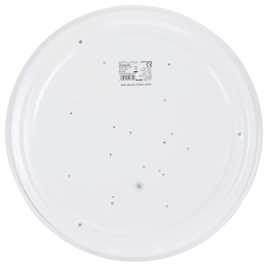 Brilagi - LED prigušiva plafonska svetiljka MILKY WAY LED/24W/230V 3000-6500K prečnik 38 cm + daljinski upravljač