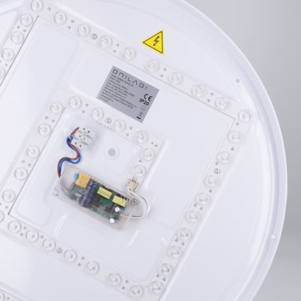 Brilagi - LED prigušiva stropno svetlo NANCI LED/60W/230V 3000-6500K prečnik 49 cm belo + daljinski upravljač